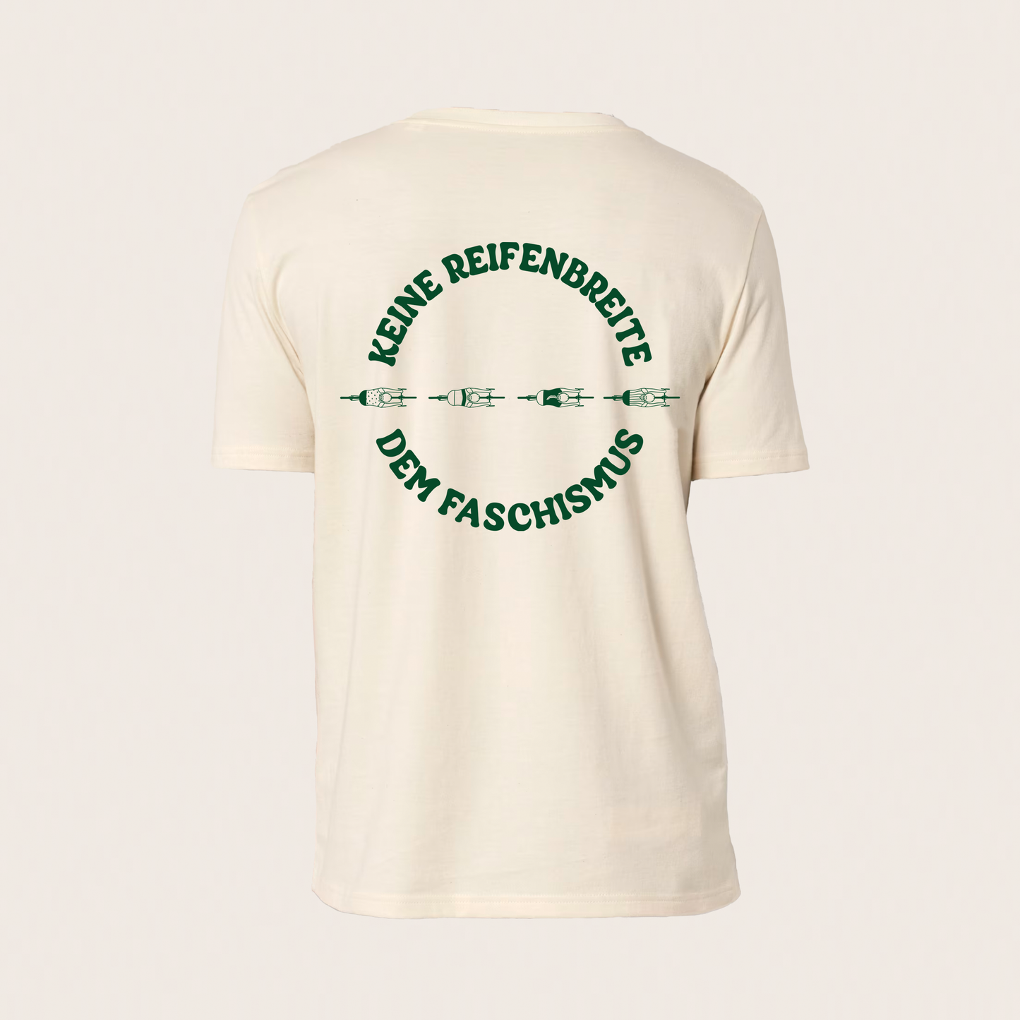 t-shirt - unisex - manueller siebdruck - reifenbreite