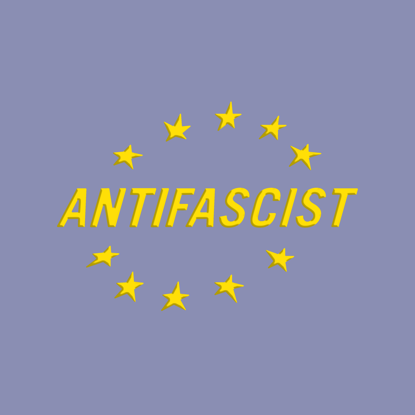 transferaufkleber - 2stk. anti fascist