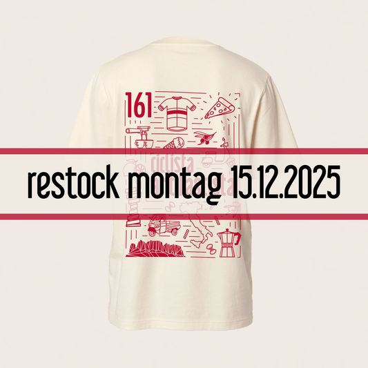 t-shirt - unisex - manueller siebdruck - ciclista antifascista