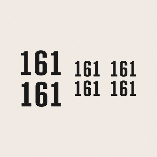 transferaufkleber - 6stk. 161