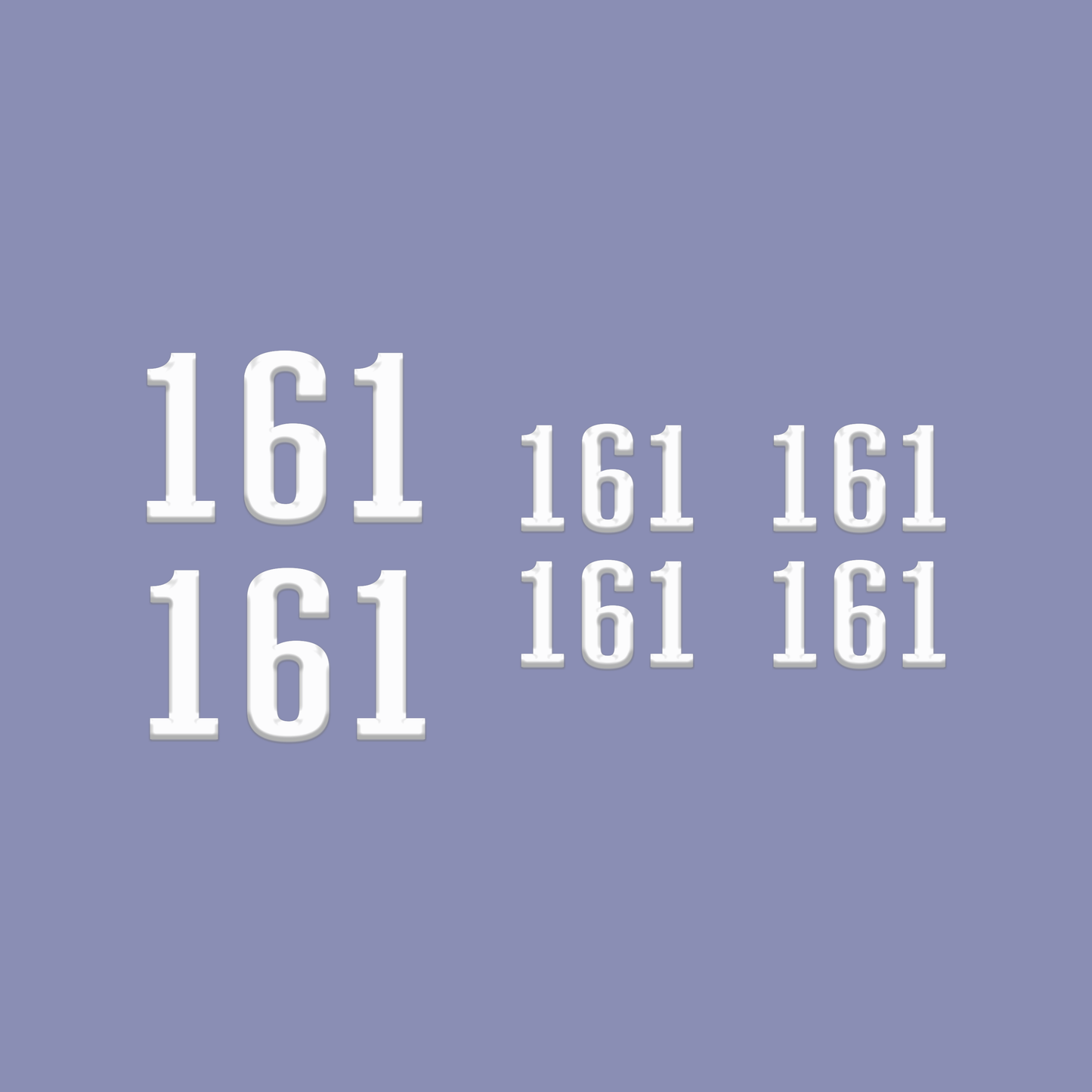 transfer stickers - 6pcs. 161