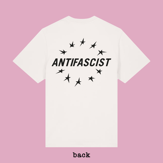 t-shirt - unisex - manueller siebdruck - antifascist