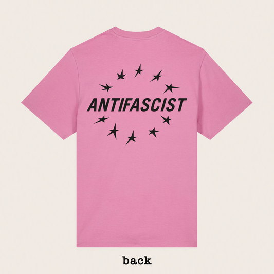 t-shirt - unisex - manueller siebdruck - antifascist