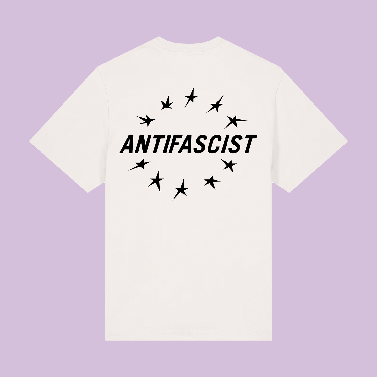 t-shirt - unisex - manueller siebdruck - antifascist
