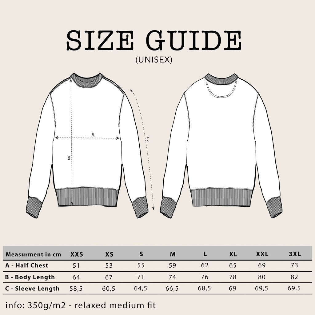sweatshirt - unisex - manueller siebdruck - ciclista antifascista
