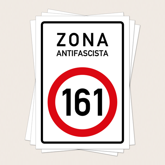 aufkleber - 10stk. zona antifascista