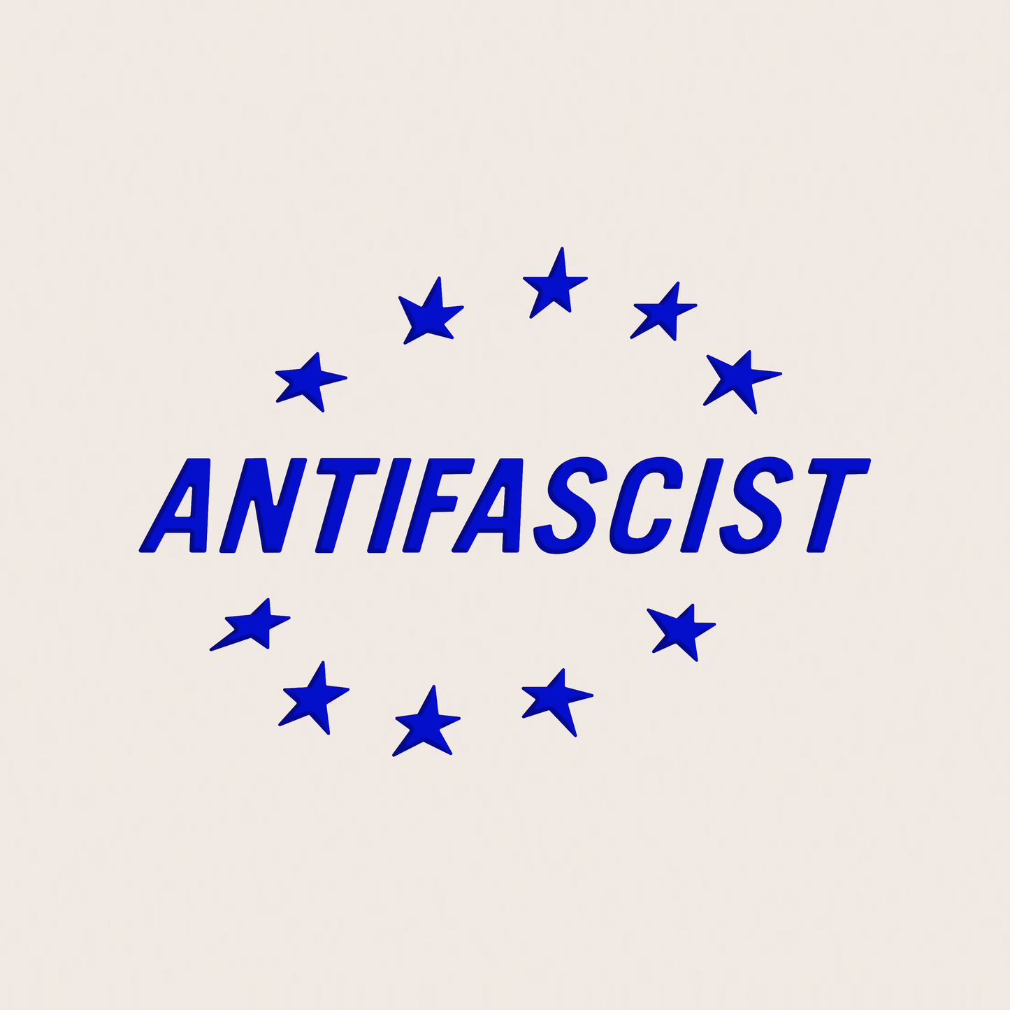 transferaufkleber - 2stk. anti fascist
