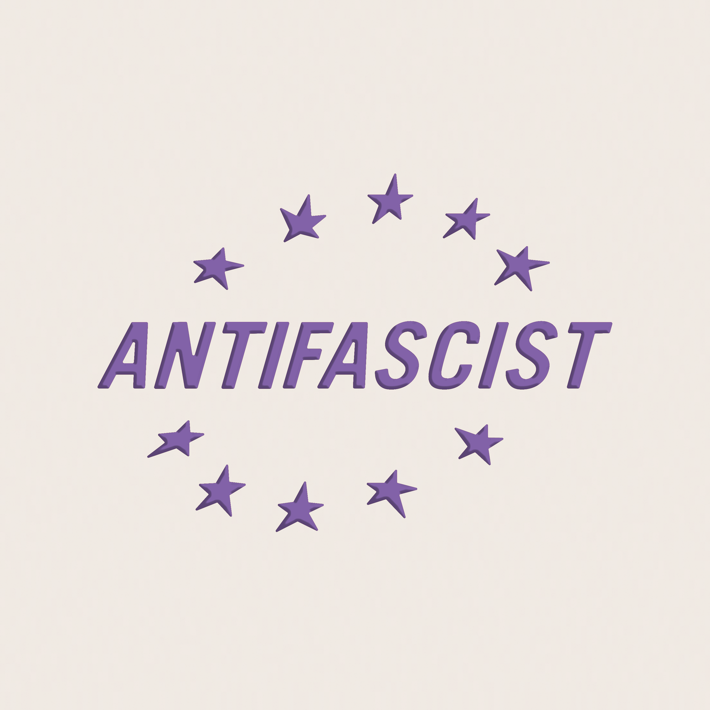 transferaufkleber - 2stk. anti fascist