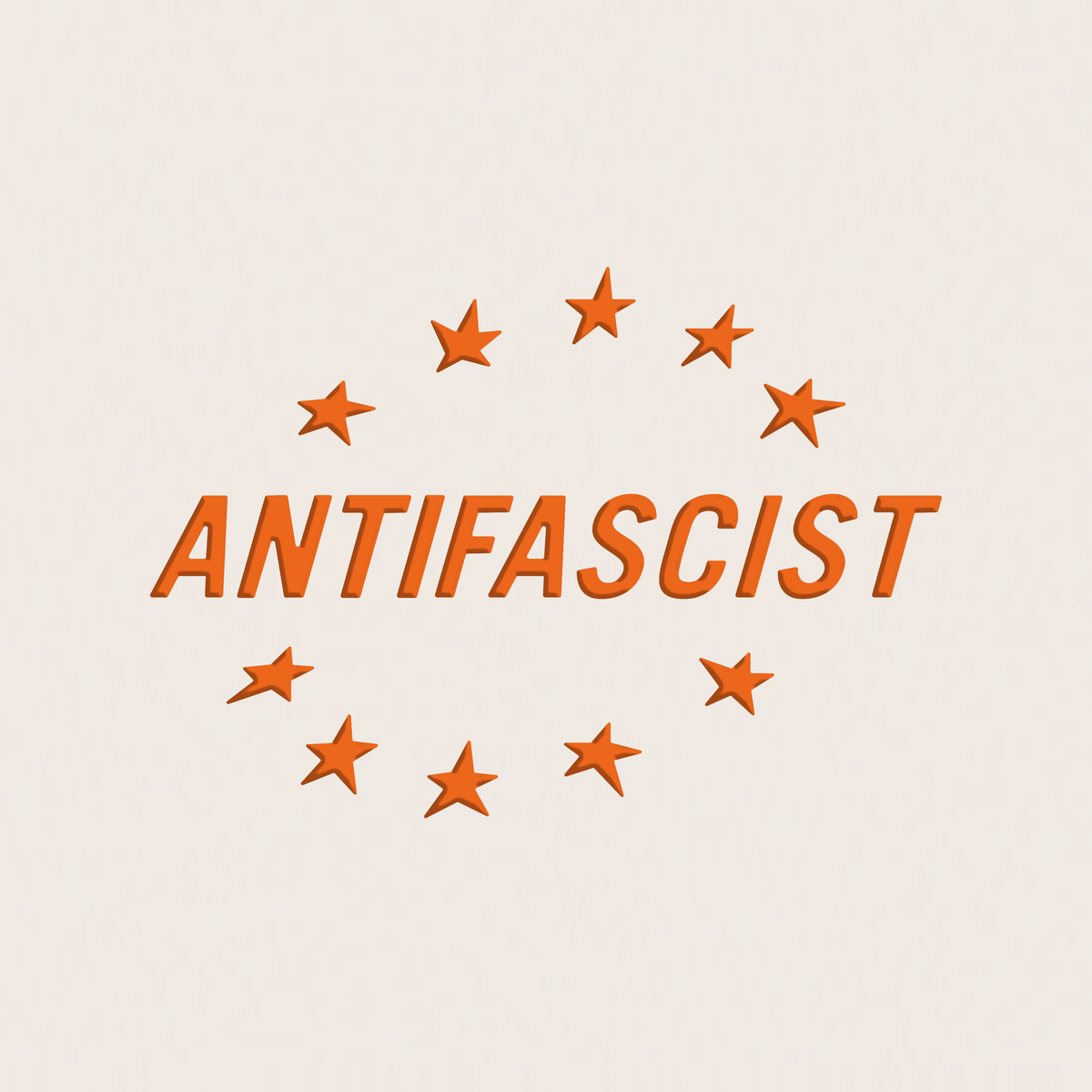 transferaufkleber - 2stk. anti fascist