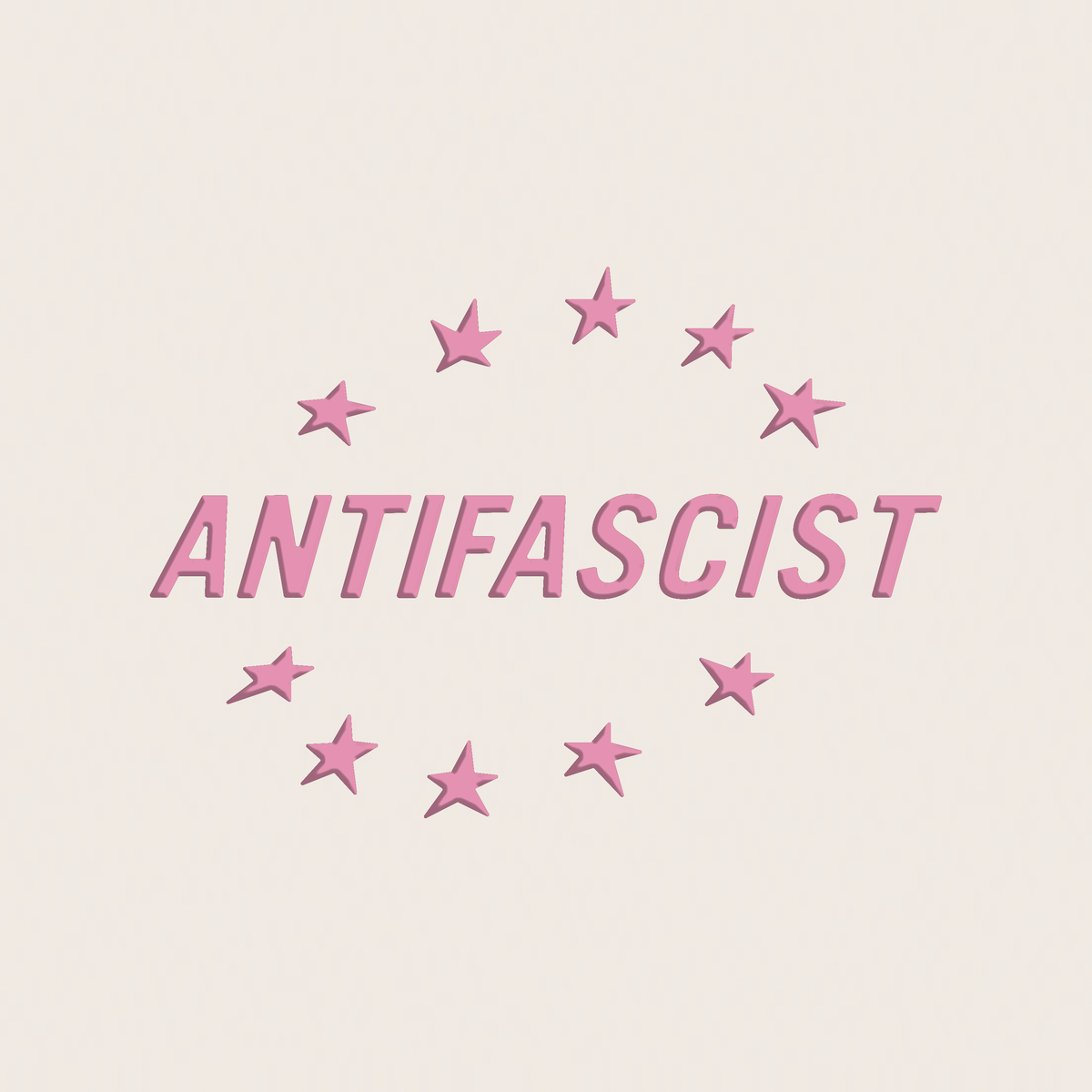 transferaufkleber - 2stk. anti fascist