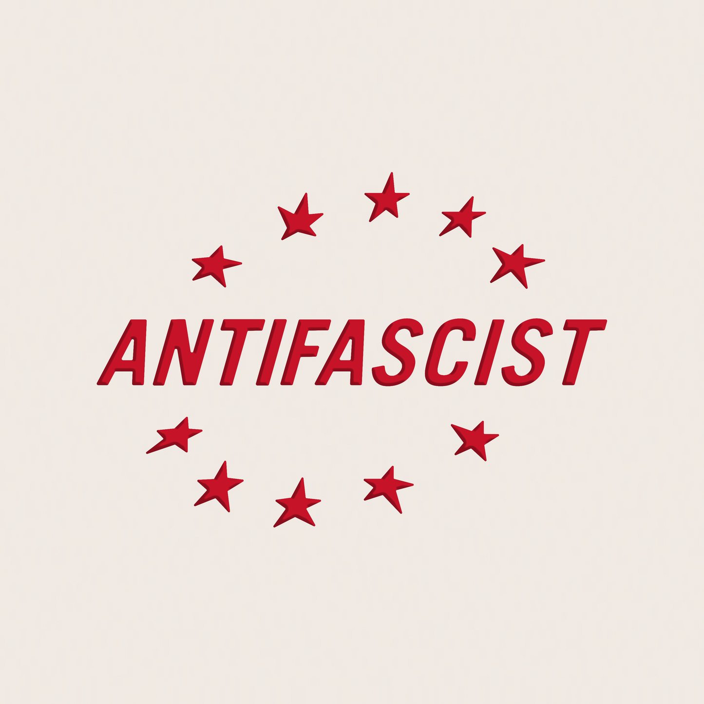 transferaufkleber - 2stk. anti fascist