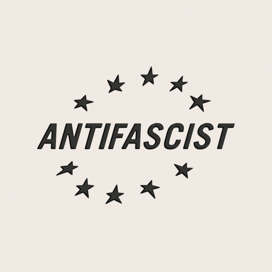 transferaufkleber - 2stk. anti fascist