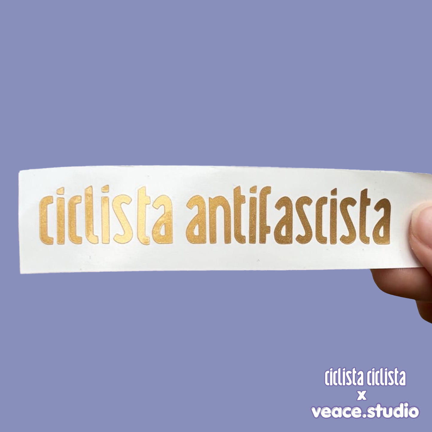 transferaufkleber - 1stk. ciclista antifascista special edition x veace.studio