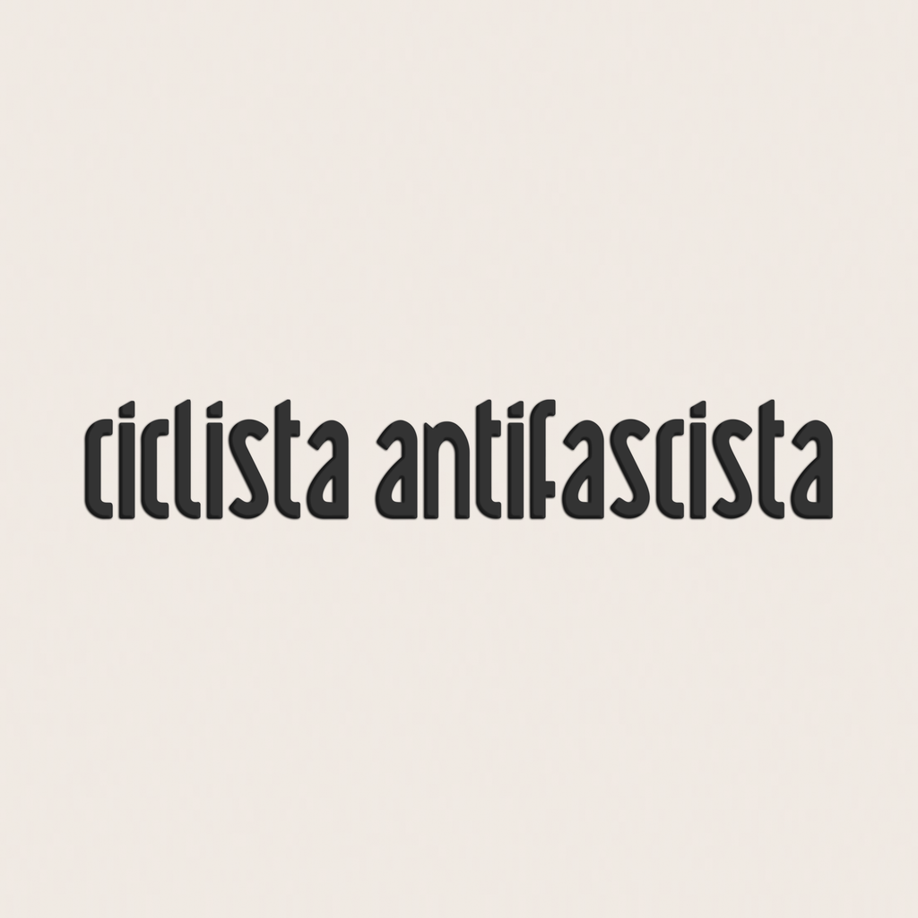 transferaufkleber - 2stk. ciclista antifascista