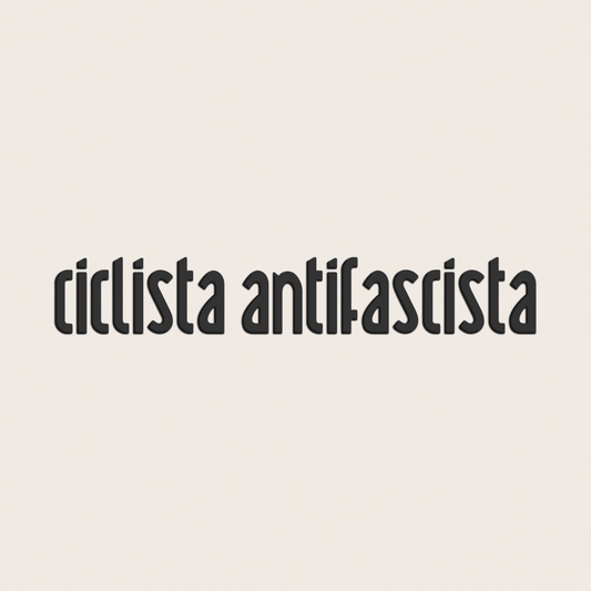 transferaufkleber - 2stk. ciclista antifascista