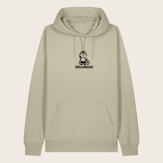 hoodie - unisex - manueller siebdruck - racker:in