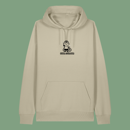hoodie - unisex - manueller siebdruck - racker:in