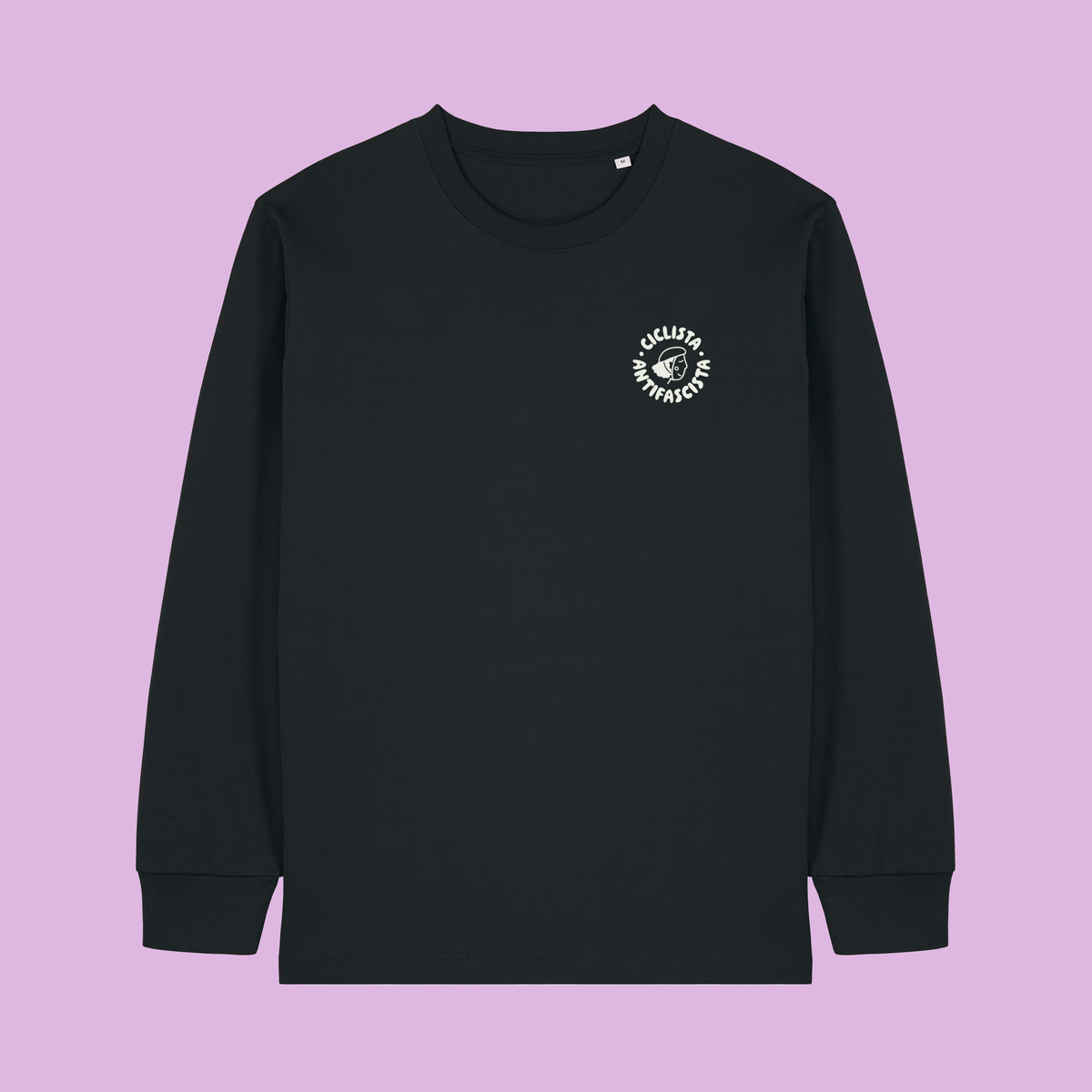 longsleeve - unisex - manueller siebdruck - radler:in