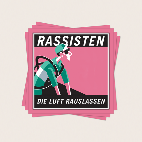 aufkleber - 15stk. luft rauslassen