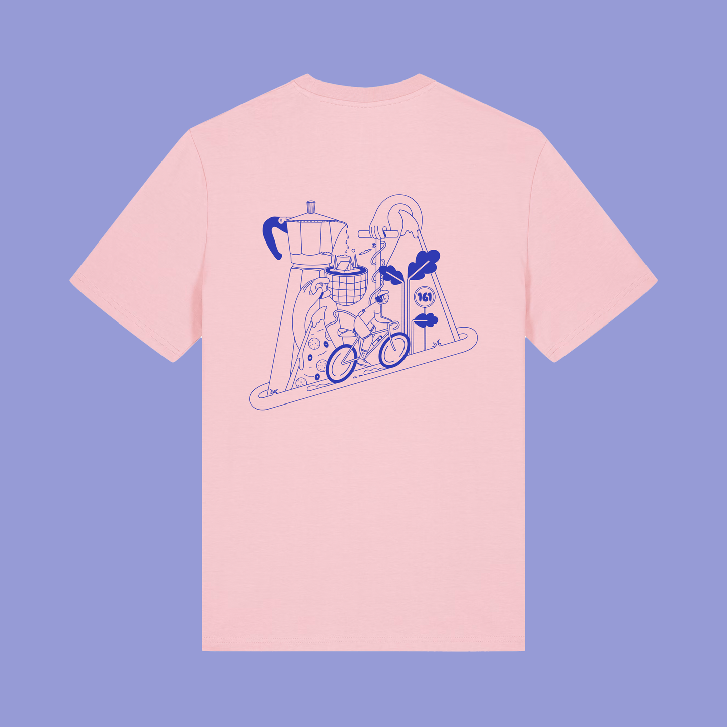 t-shirt - unisex - manueller siebdruck - la cima perfetta x theresa voigt