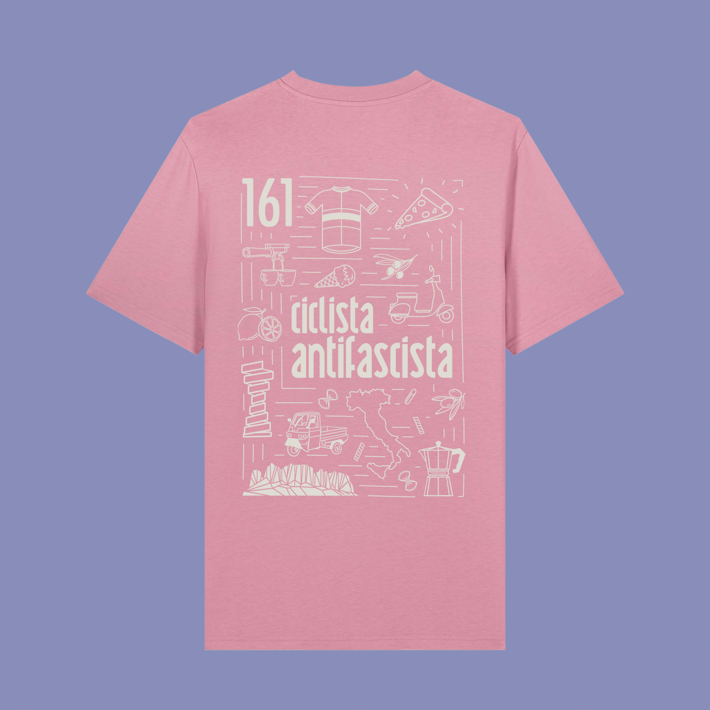 t-shirt - unisex - manueller siebdruck - ciclista antifascista - summer