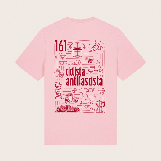 t-shirt - unisex - manueller siebdruck - ciclista antifascista - limited edition II