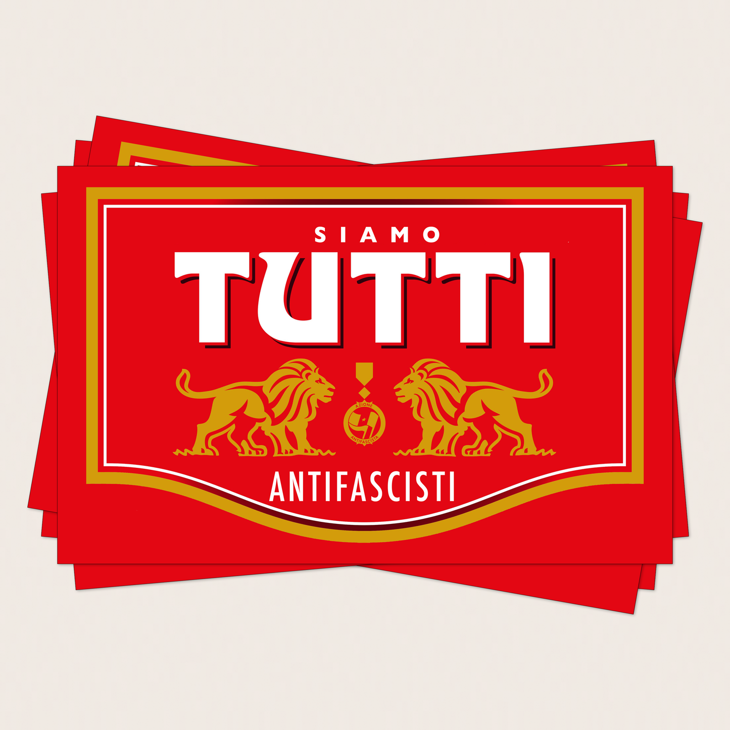 sticker - 20pcs. ciclista antifascista