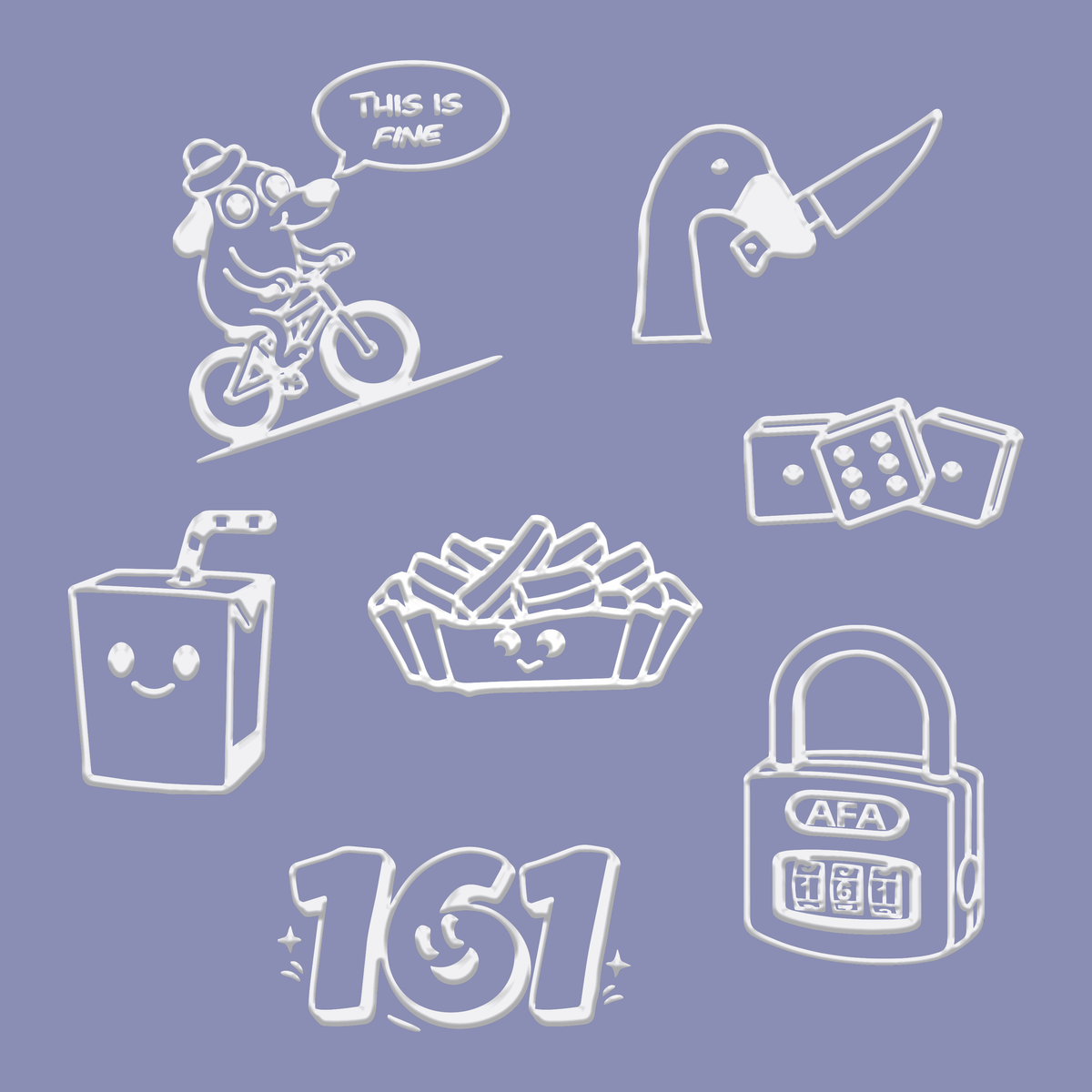 transferaufkleber - 1stk. stickerbogen