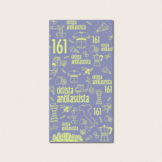 halstuch - italia violet lime