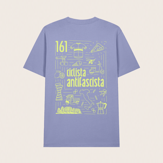 t-shirt - unisex - manueller siebdruck - ciclista antifascista - limited edtion I